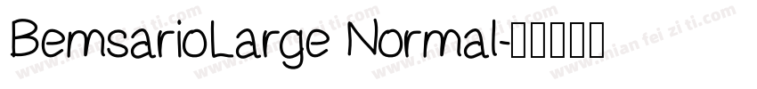 BemsarioLarge Normal字体转换